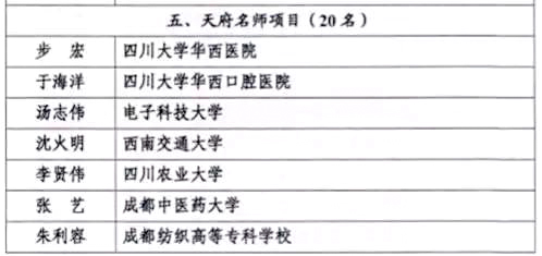 天府名師項(xiàng)目